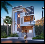 3 BHK + Pooja Room 1500 Sq.Ft. Villa in Rps Garden 
