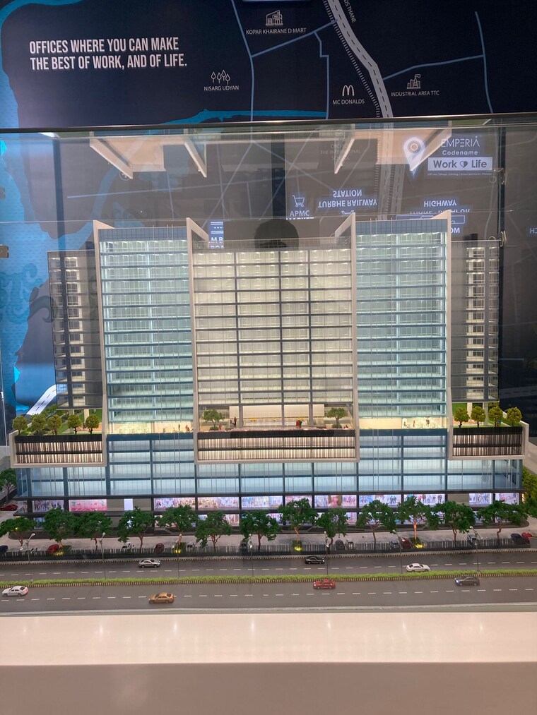 Exterior View, emperia-c2 Commercial Office Space 949 Sq.Ft. In Turbhe Navi Mumbai 9368207