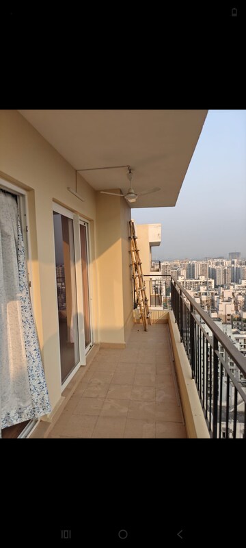 Balcony in 3.5 BHK Apartment at Amrapali Crystal Homes, Sector 76 – for Rent