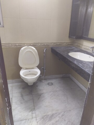 Bathroom in 2.5 BHK Builder Floor at Chittaranjan Park – for Rent