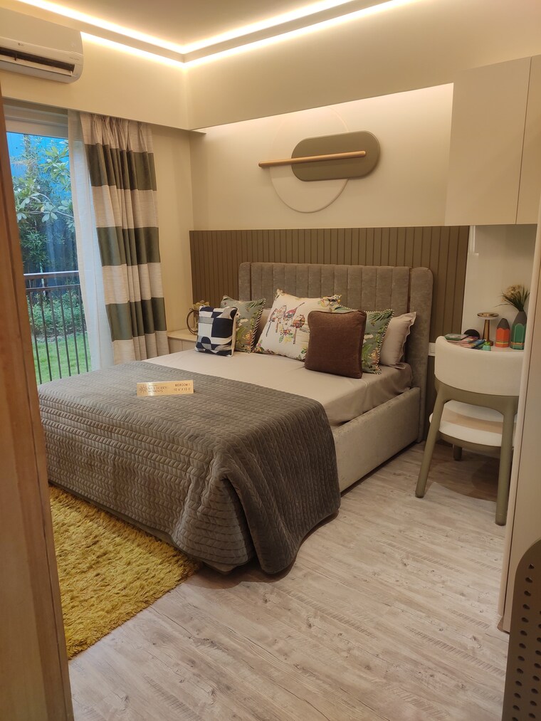 Master Bedroom, ashiana-mulberry 3 Bedroom 994 Sq.Ft. Apartment In Sohna Sector 2 Gurgaon 9368302