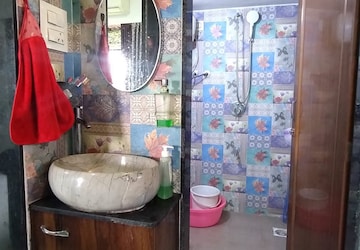 Bathroom in 1 BHK Apartment at Nilesh Apartment Naupada, Naupada – for Sale