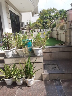 Balcony in 3 BHK Builder Floor at Sector 45 – for Rent