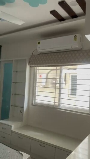 Staircase in 2.5 BHK Apartment at Prestige High Fields, Gachibowli – for Rent