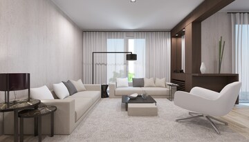 Living Room in 2 BHK Apartment at Gudiapokhari – for Sale