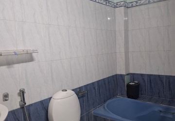Bathroom in 3 BHK Apartment at Film Nagar – for Rent