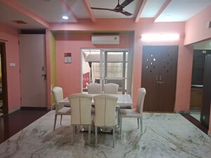 Dining area in 3 BHK Apartment at Film Nagar – for Rent