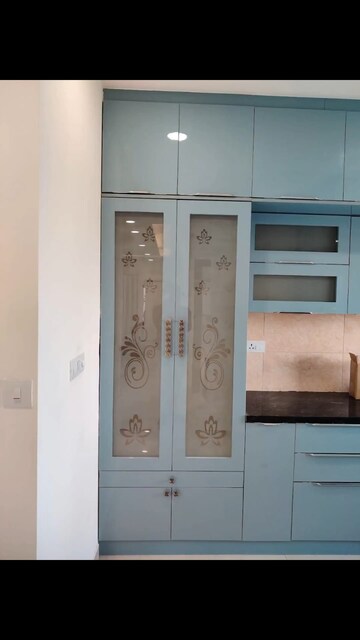 Bathroom in 3 BHK Apartment at Prestige High Fields, Gachibowli – for Rent