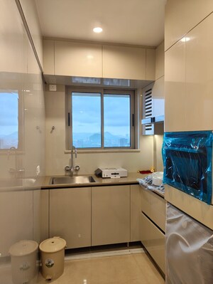 Kitchen in 1 BHK Apartment at Hiranandani Regent Hill, Powai – for Rent