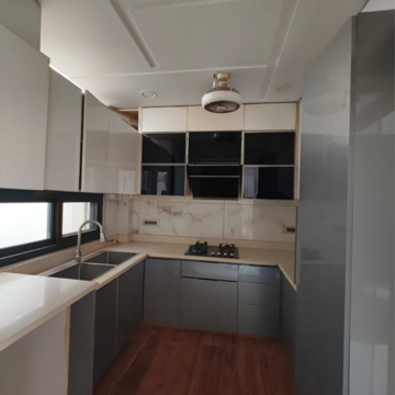 Kitchen in 3.5 BHK Builder Floor at Boutique Residential Apartments R-62, Greater Kailash – for Sale