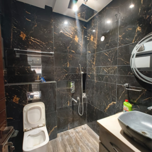 Attached Bathroom in 3.5 BHK Builder Floor at Boutique Residential Apartments R-62, Greater Kailash – for Sale