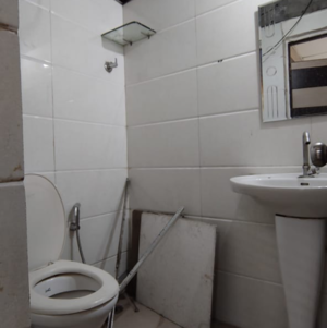 Bathroom in  Office Space at Panchsheel Park – for Rent