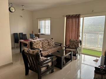 Living Room in 2 BHK Apartment at Megapolis Sparklet, Hinjewadi – for Rent