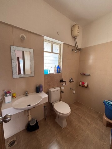 Bathroom in 2 BHK Apartment at Megapolis Sparklet, Hinjewadi – for Rent