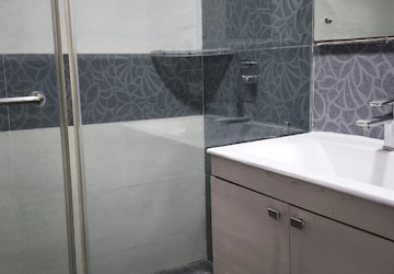 Bathroom in 3 BHK Apartment at Jayabheri Orange County, Gachibowli – for Rent