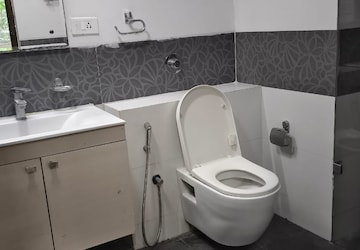 Bathroom in 3 BHK Apartment at Jayabheri Orange County, Gachibowli – for Rent