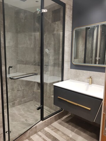 Bathroom in 4 BHK Builder Floor at S 27 Luxury Homes, Greater Kailash – for Rent