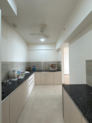 Kitchen in 3 BHK Apartment at Indiabulls One Indiabulls, Pokhran Road No Two – for Rent