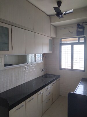 Kitchen in 1 BHK Apartment at Sethia Sea View, Goregaon West – for Rent