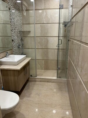 Attached Bathroom in 3 BHK Builder Floor at Greater Kailash I – for Rent