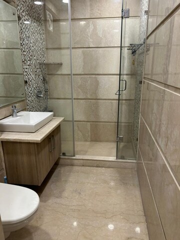 Attached Bathroom in 3 BHK Builder Floor at Greater Kailash I – for Rent