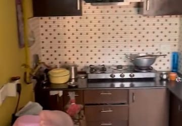 Kitchen in 2 BHK Apartment at Shree Energy Classic Residency, Raj Nagar Extension – for Sale