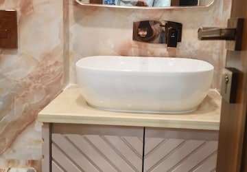 Bathroom in 3 BHK Builder Floor at Chittaranjan Park – for Sale