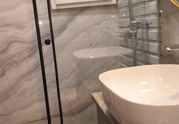 Bathroom in 3 BHK Builder Floor at Chittaranjan Park – for Sale