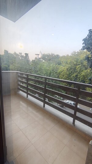 Balcony in 3 BHK Builder Floor at Anand Niketan – for Rent