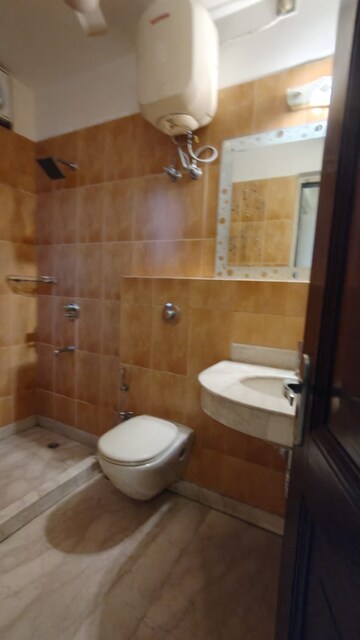 Bathroom in 3 BHK Builder Floor at Anand Niketan – for Rent