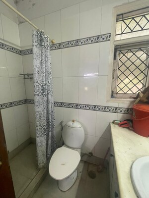 Bathroom in 3 BHK Builder Floor at Greater Kailash I – for Sale