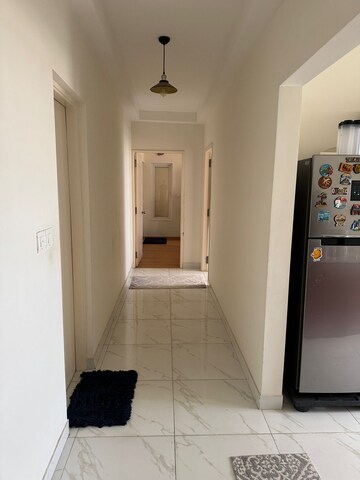 Building Lobby in 2 BHK Apartment at Mantri Lithos, Thanisandra – for Rent