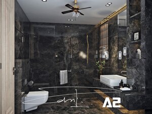 Attached Bathroom in 4 BHK Apartment at Umang Monsoon Breeze Phase I, Sector 78 – for Sale