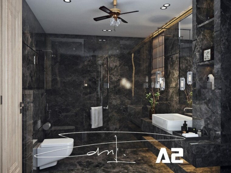 Attached Bathroom, umang-monsoon-breeze-phase-i 4 Bedroom 2220 Sq.Ft. Apartment In Sector 78 Gurgaon 9368697