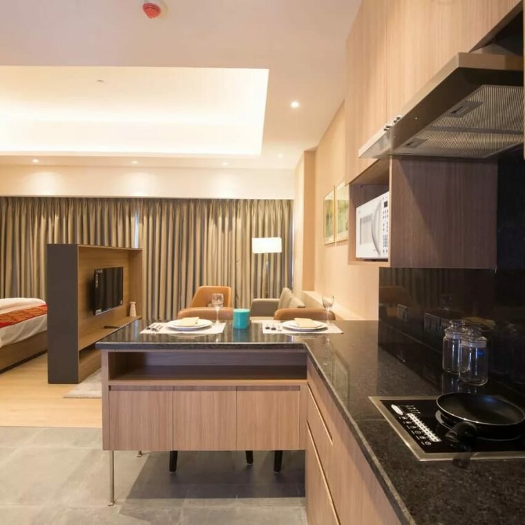 Kitchen, umang-monsoon-breeze-phase-i 4 Bedroom 2220 Sq.Ft. Apartment In Sector 78 Gurgaon 9368697