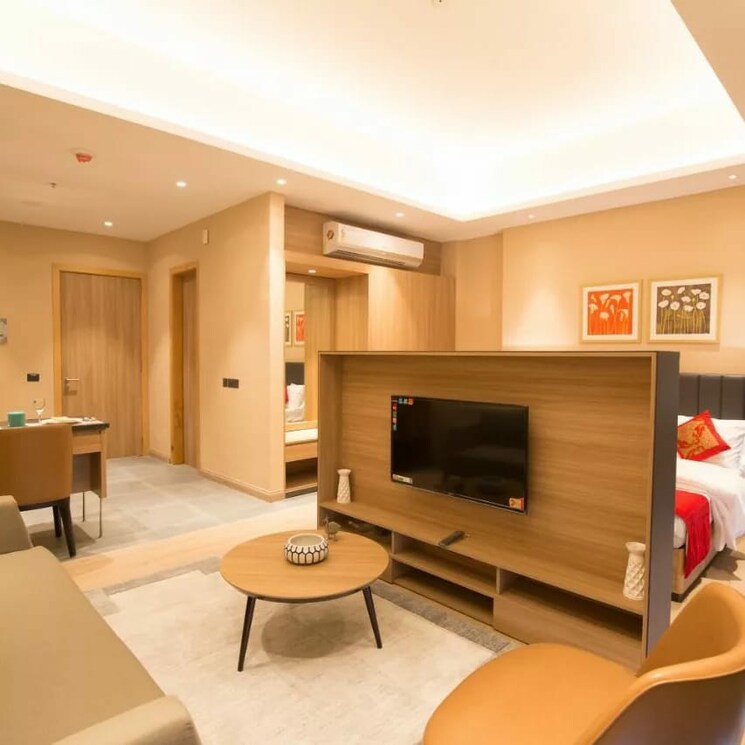 Living Room, umang-monsoon-breeze-phase-i 4 Bedroom 2220 Sq.Ft. Apartment In Sector 78 Gurgaon 9368697