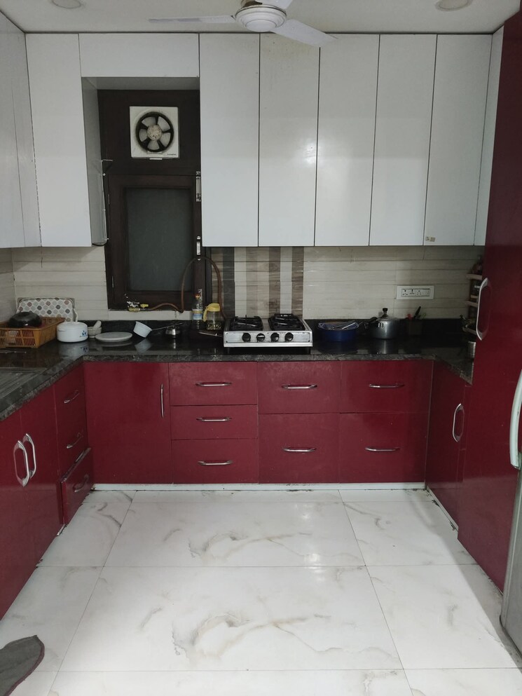 Kitchen, rwa-neelkanth-apartment-ii 3 Bedroom 1000 Sq.Ft. Builder Floor In Burari Delhi 9368703