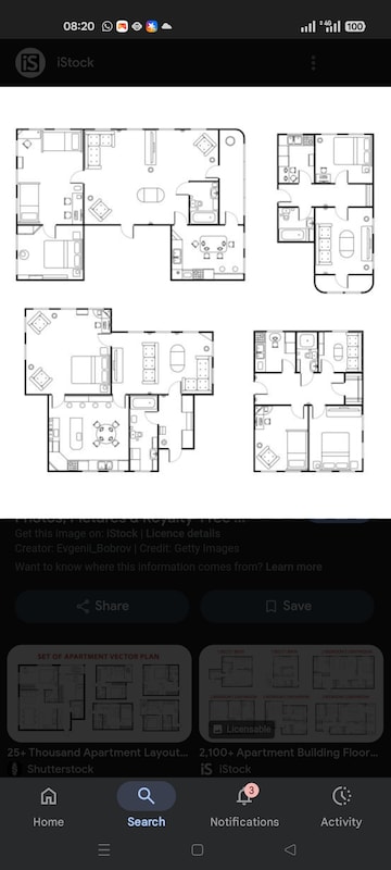 Floor Plan in 2 BHK Builder Floor at Malad West – for Sale
