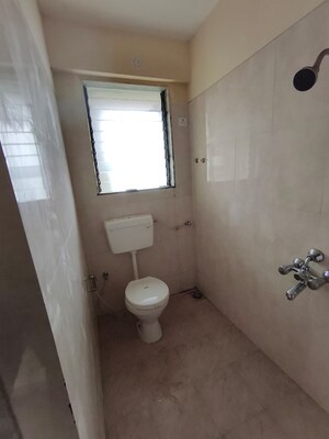 Bathroom in 1 BHK Apartment at Ram Pushpanjali Residency, Owale – for Rent