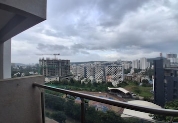 Balcony in 2 BHK Apartment at Kolte Patil Stargaze, Bavdhan – for Rent