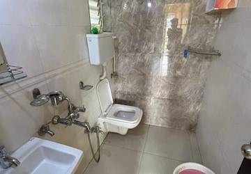 Bathroom in 1 BHK Apartment at Rosa Elite, Bhayandarpada – for Rent