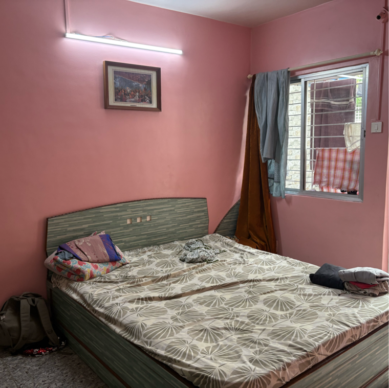 Bedroom, shreeram-darshan-phase-i 2 Bedroom 1000 Sq.Ft. Apartment In Akshay Nagar Pune 9368748