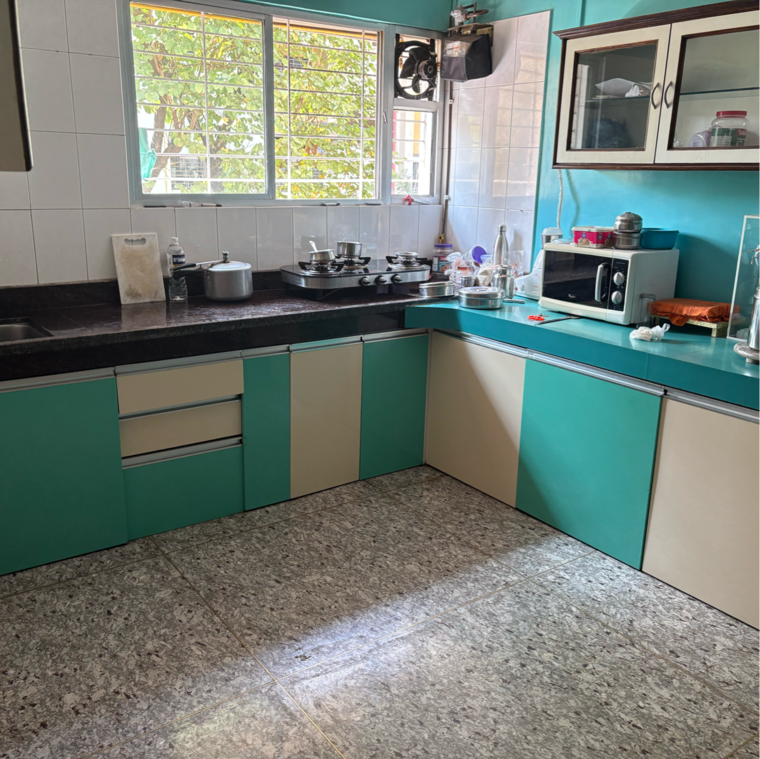 Kitchen, shreeram-darshan-phase-i 2 Bedroom 1000 Sq.Ft. Apartment In Akshay Nagar Pune 9368748