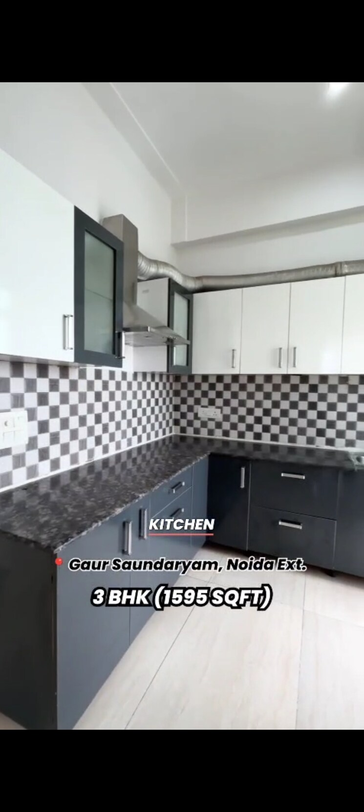 Kitchen, gaur-saundaryam 3 Bedroom 892 Sq.Ft. Apartment In Tech Zone 4 Greater Noida Greater Noida 9368787