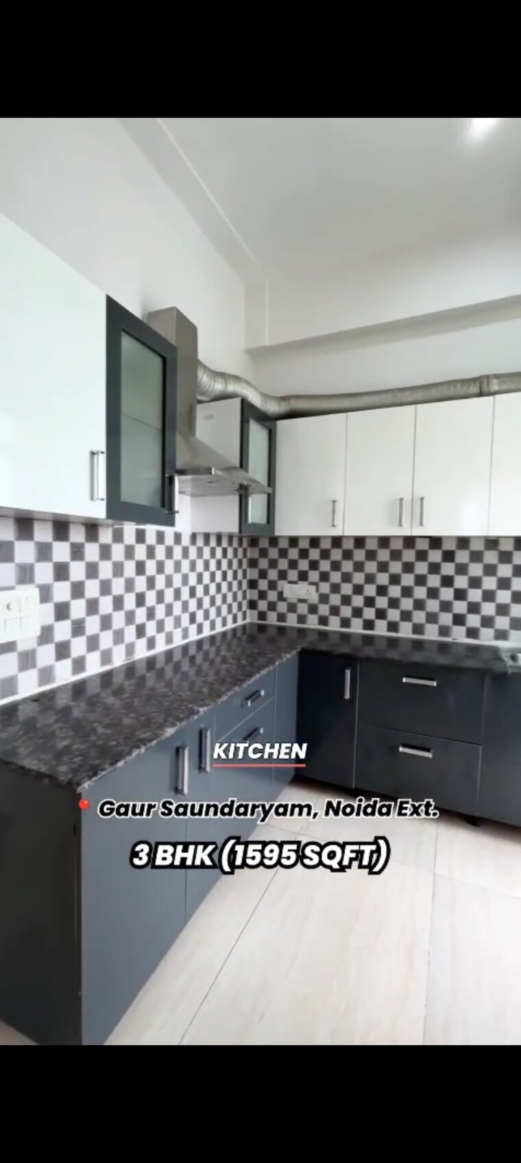 Kitchen, gaur-saundaryam 3 Bedroom 892 Sq.Ft. Apartment In Tech Zone 4 Greater Noida Greater Noida 9368787