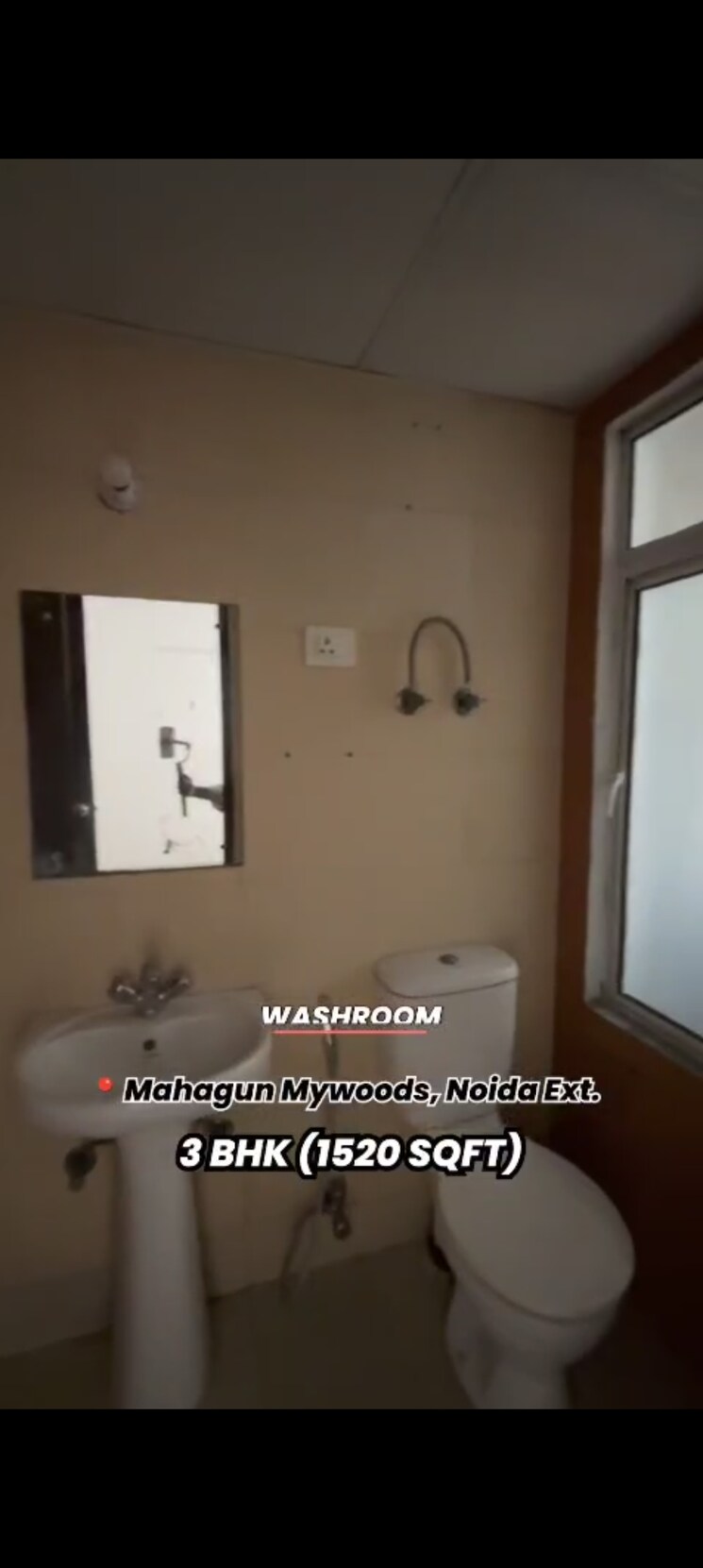 Attached Bathroom, mahagun-mywoods 3 Bedroom 948 Sq.Ft. Apartment In Sector 16c Greater Noida Greater Noida 9368814