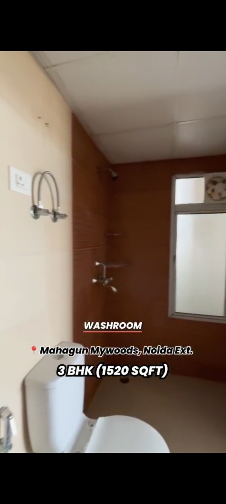 Attached Bathroom, mahagun-mywoods 3 Bedroom 948 Sq.Ft. Apartment In Sector 16c Greater Noida Greater Noida 9368814