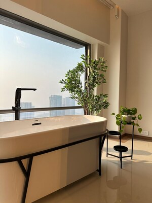 Kitchen in 6+ BHK Apartment at Lodha World View, Worli – for Rent