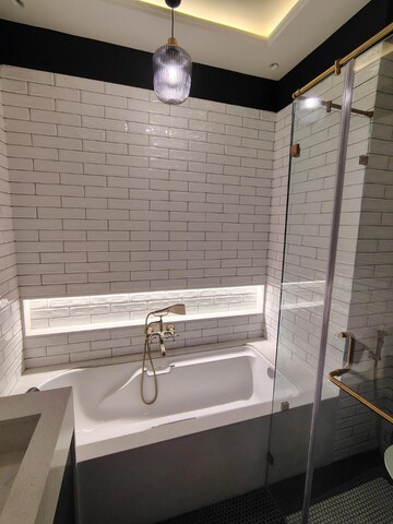 Bathroom in 6+ BHK Apartment at Lodha World View, Worli – for Rent