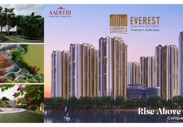 4 BHK Apartment – Exterior View View at Aaditri Everest, Ameenpur - for Sale